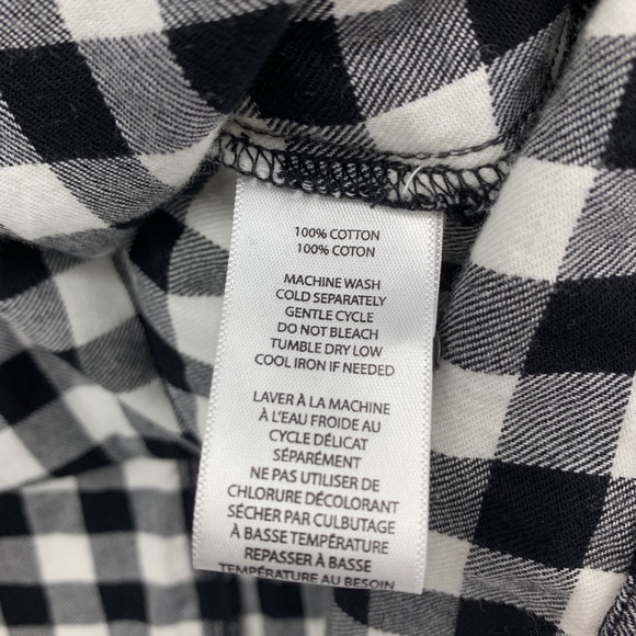 Beach lunch lounge small blouse buffalo check warm - Picture 4 of 5